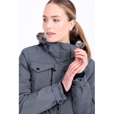 Chaqueta parka Euro-Star Lajana Castaño oscuro Azul