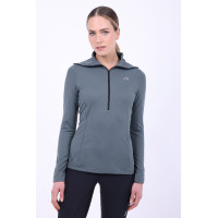 Chaqueta sudadera Euro-Star Elena Castaño oscuro Azul