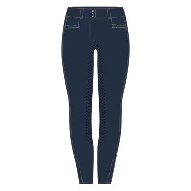 Pantalón de montar Euro-Star Amara FullGrip Azul marino Pantalón de montar Euro-Star Amara FullGrip Azul marino