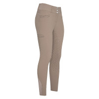 Pantalones de montar para niños Euro-Star Amara FullGrip Gris pardo
