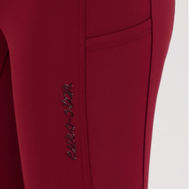 Leggings de equitación Euro-Star Athletic leanline FullGrip Granada Rojo Leggings de equitación Euro-Star Athletic leanline FullGrip Granada Rojo