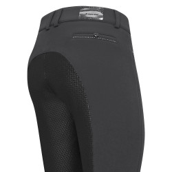 Pantalón de montar Euro-Star Arielle Snow FullGrip Gris imán