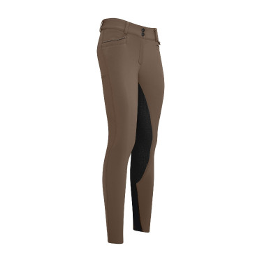 Pantalón de montar Euro-Star Arielle Snow FullGrip Chispas de chocolate Marr&amp;amp;amp;oacute;n