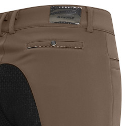 Pantalón de montar Euro-Star Arielle Snow FullGrip Chispas de chocolate Marr&amp;amp;amp;oacute;n