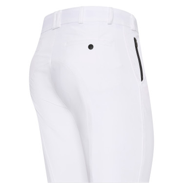 Pantalón de montar Euro-Star Marco KneeGrip Blanco
