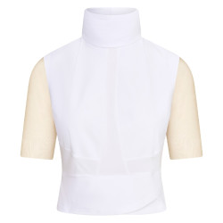 Top corto de competición Euro-Star Flying Fearless Blanco nude