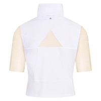 Top corto de competición Euro-Star Flying Fearless Blanco