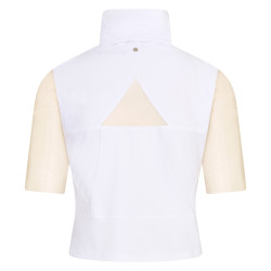 Top corto de competición Euro-Star Flying Fearless Blanco nude