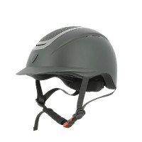 Casco Equitheme Honey Negro / cromo