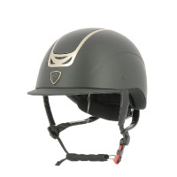 Casco Equitheme Pepit Negro / oro rosa Casco Equitheme Pepit Negro / oro rosa