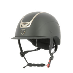Casco Equitheme Pepit Negro / oro rosa Casco Equitheme Pepit Negro / oro rosa