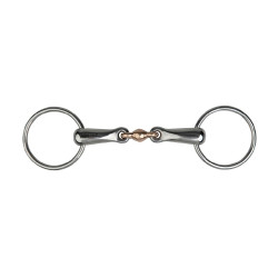 Filete de 2 anillas Metalab con eslabón de cobre