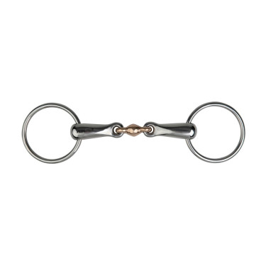 Filete de 2 anillas Metalab con eslabón de cobre