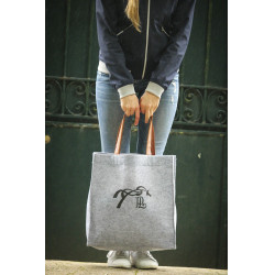 Bolsa Pénélope Feutre Gris / negro