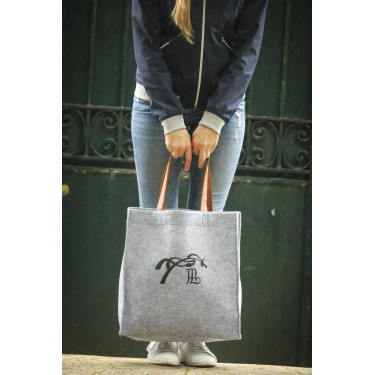 Bolsa Pénélope Feutre Gris / negro