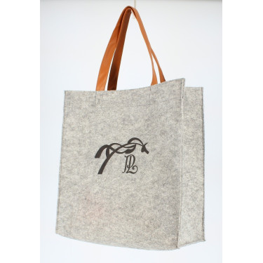 Bolsa Pénélope Feutre Gris / negro