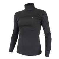 Jersey con cuello de tortuga BACK ON TRACK® - Mujer Negro Jersey con cuello de tortuga BACK ON TRACK® - Mujer Negro