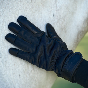 Guantes finos BACK ON TRACK Negro Guantes finos BACK ON TRACK Negro
