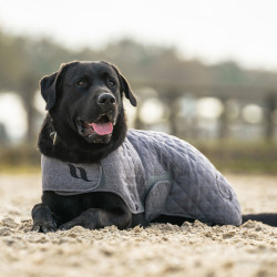 Abrigo para perro BACK ON TRACK "Haze Collection" Gris
