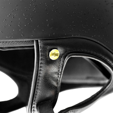 Casco de competición EQ3 Lynx Back on Track Negro