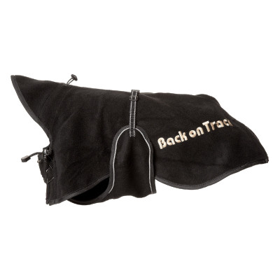 Abrigo de forro polar para perro Back on Track Supreme Negro