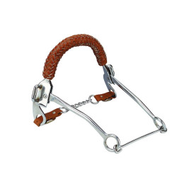 Hackamore muserola de cuero trenzado Hackamore muserola de cuero trenzado