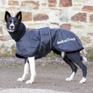 Abrigo para perro Back on Track Whippet Negro Abrigo para perro Back on Track Whippet Negro