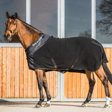 Forro polar con anilla en D de Back on Track Supreme Negro Forro polar con anilla en D de Back on Track Supreme Negro