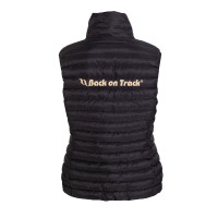 Chaqueta de mujer Luna Back on Track con logo Negro