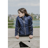 Chaqueta híbrida infantil Equithème Olivia Azul marino Chaqueta híbrida infantil Equithème Olivia Azul marino
