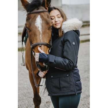 Parka Equithème Paola Negro Parka Equithème Paola Negro
