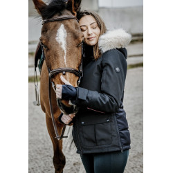 Parka Equithème Paola Negro Parka Equithème Paola Negro