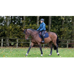 Mantilla LeMieux square - algodon Azul marino Mantilla LeMieux square - algodon Azul marino