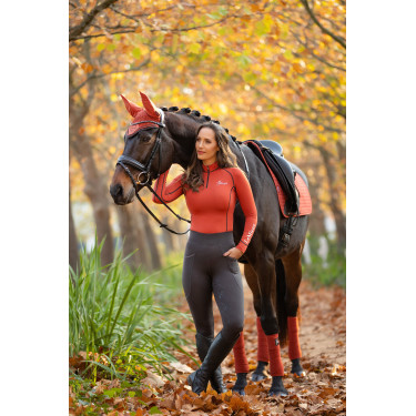 Vendas polo LeMieux Luxury Sienna Rojo
