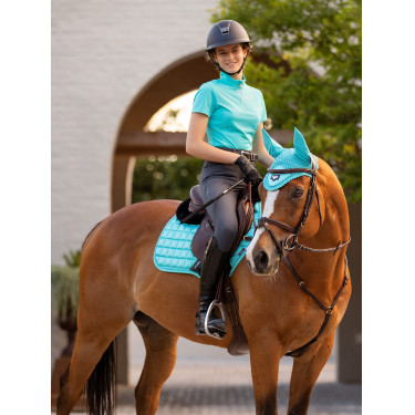 Mantilla LeMieux Loire Classic Close Contact Square Azul celeste