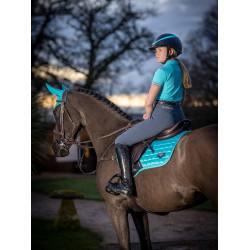 Mantilla LeMieux Loire Classic Close Contact Square Azul celeste