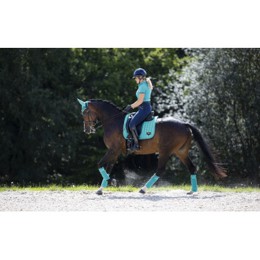 Mantilla LeMieux Loire Classic Dressage Square Azul celeste Mantilla LeMieux Loire Classic Dressage Square Azul celeste