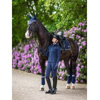 Mantilla LeMieux Loire Classic Dressage Square Crepúsculo marino Azul