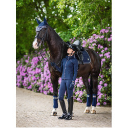Mantilla LeMieux Loire Classic Dressage Square Crepúsculo marino Azul