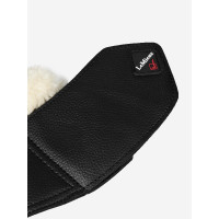 Campanas LeMieux de piel de oveja y piel sintética Negro Campanas LeMieux de piel de oveja y piel sintética Negro