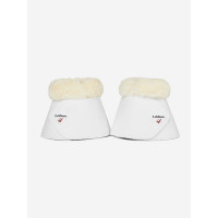 Campanas LeMieux de piel de oveja y piel sintética Blanco