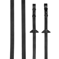 Riendas de goma LeMieux Negro