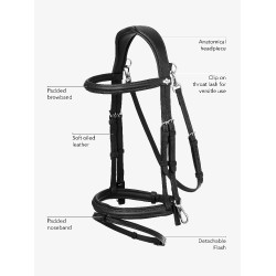 Brida de trabajo LeMieux Castaño Marrón