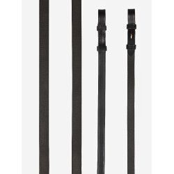 Riendas de goma LeMieux Kris Ultragrip Castaño Marrón