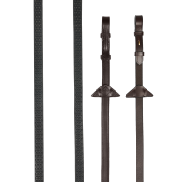 Riendas de goma LeMieux Havana Marrón