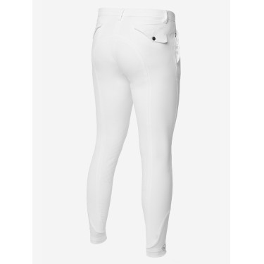 LeMieux Hombres Elite Classic Breech plisado Blanco