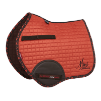 Mantilla Mini LeMieux Suede Jump Square Chilli modelo antiguo