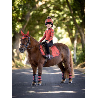 Mantilla Mini LeMieux Suede Jump Square Sienna Rojo Mantilla Mini LeMieux Suede Jump Square Sienna Rojo