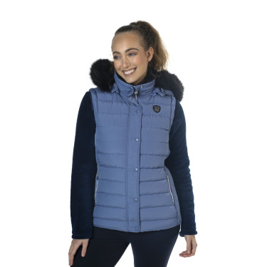 Chaleco de plumas sin mangas Kenora Flags & Cup Denim Azul