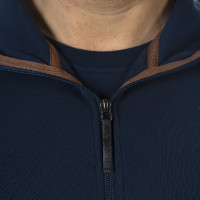 Sudadera con cremallera de hombre Gambo Flags & Cup Azul marino